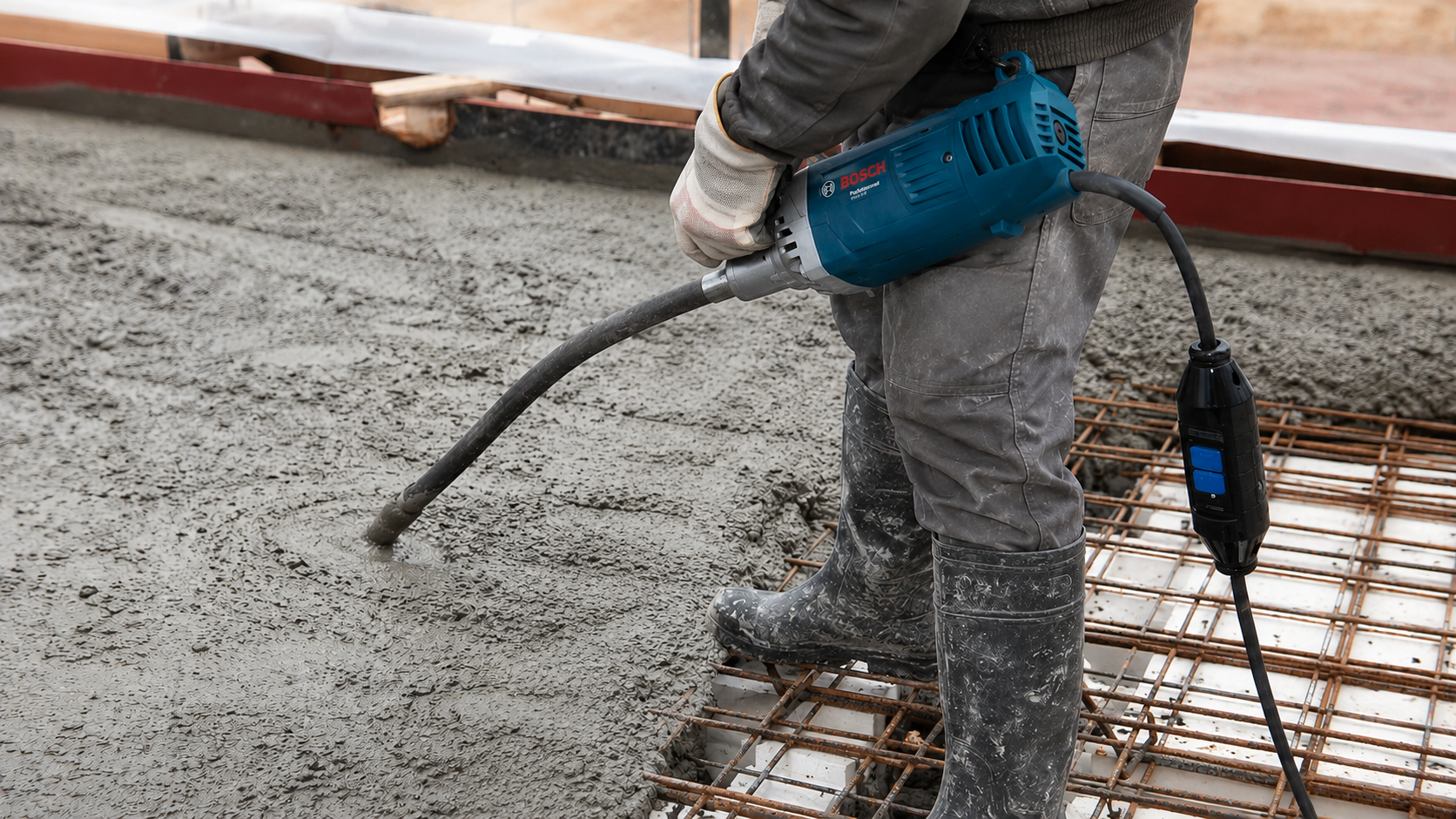 VIBRADOR DE CONCRETO BOSCH