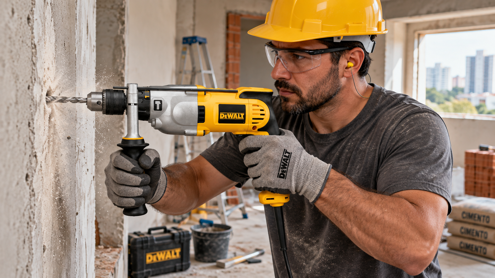 Equipamento profissional pode reduzir o tempo de uma reforma